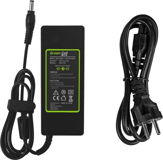 Green Cell Pro Φορτιστής Laptop 90W 19V 4.74A για Asus με Αποσπώμενο Καλώδιο Τροφοδοσίας