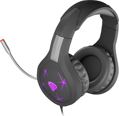 Natec Cobalt 300 Комплект Гейминг Клавиатура с RGB подсветка & Мишка (Английски US) Черен