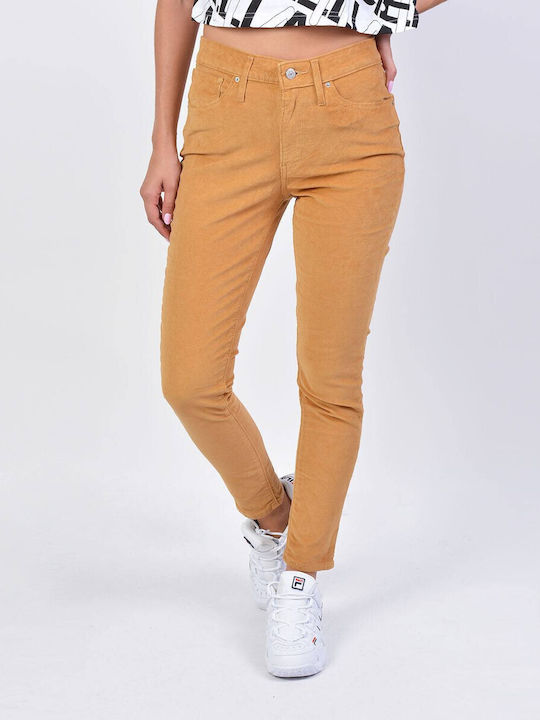 721 Talie înaltă Blugi de damă cu croială skinny Golden Khaki