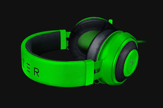 Razer Kraken Over Ear Gaming Headset με σύνδεση 3.5mm Πράσινο