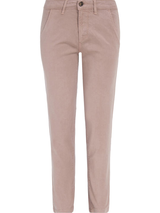 Pepe Jeans Maura Women's Chino Trousers Pink