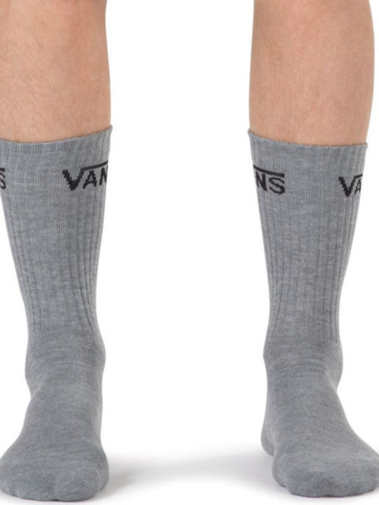 Vans Classic Crew Men's Solid Color Socks Gray 3Pack