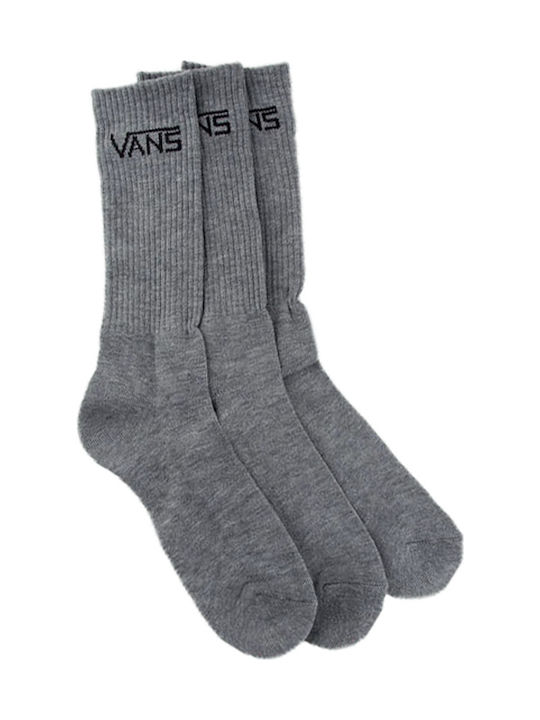 Vans Classic Crew Men's Solid Color Socks Gray 3Pack