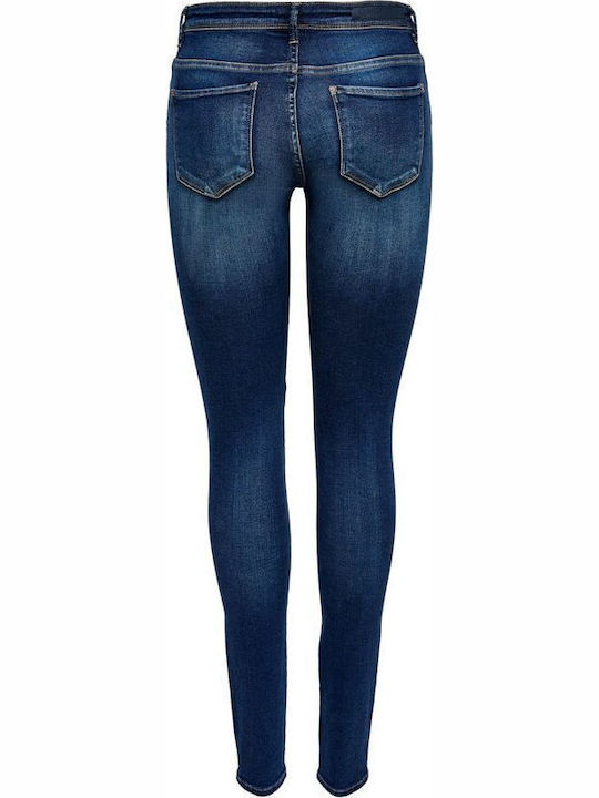 Carmen Women's Jean Trousers in Skinny Fit Dark Blue Denim