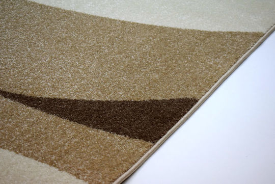 Eurofil 159 Teppich Rechteckig Synthetisch,Polyester/Cotton/Leather Action Beige
