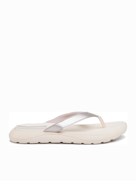 Comfort Women's Flip Flops Silver
