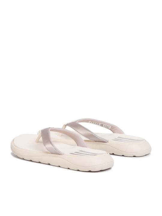 Comfort Women's Flip Flops Silver