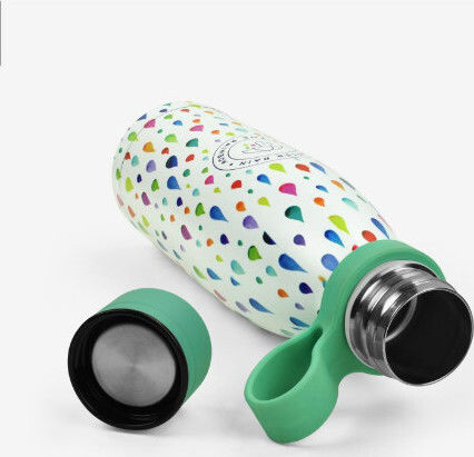 Legami Milano Hot&Cold Recyclable Stainless Steel BPA Free Thermos Bottle 500ml After Rain With Handle