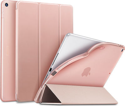 ESR Rebound Flip Cover Synthetic Leather / Silicone Rose Gold (iPad 2019/2020/2021 10.2'')