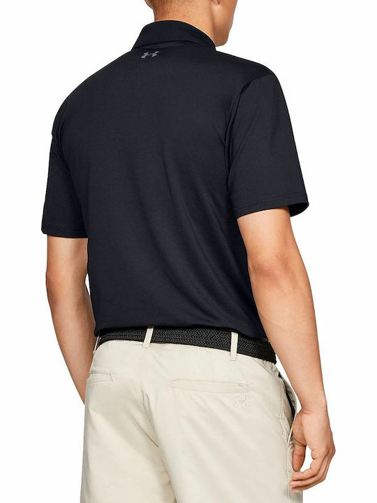 Under Armour Performance Ανδρικό T-shirt Polo Μαύρο