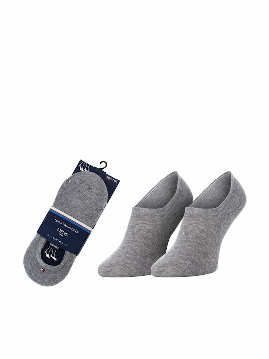 Tommy Hilfiger Men's Solid Color Socks Gray 2Pack