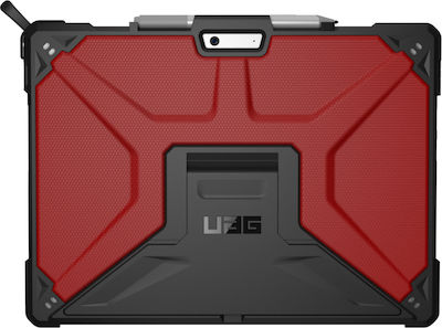 UAG Metropolis Flip Cover Piele artificială / Plastic Rezistentă Roșu Microsoft Surface Pro X 321786119393