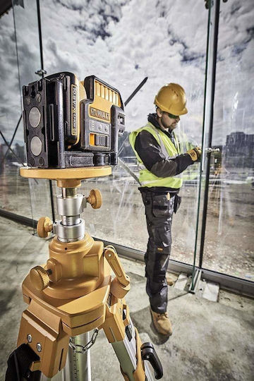 Dewalt Γραμμικό Αλφάδι Laser Πράσινης Δέσμης 10.8V με Εύρος Εργασίας 20m