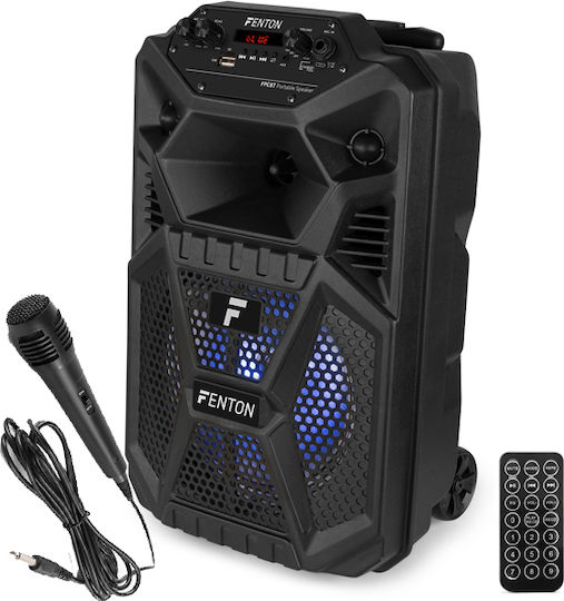 Fenton Karaoke Speaker With Wired Microphone And Lighting Effects FPC8T 170.089 Black