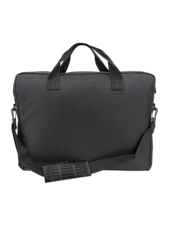 Manhattan London Geantă De umăr / de mână pentru laptop 17.3" în culoarea Negru
