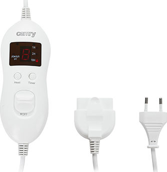 Camry CR 7416 Pătură electrică simplă Lavabilă cu temporizator Gri 60W 100cmx150cm