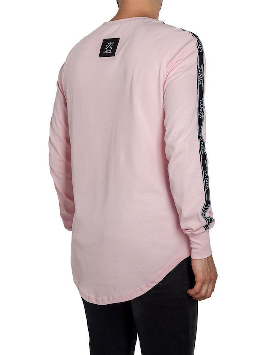 Vinyl Art Clothing Men's Long Sleeve Blouse Pink 19612-03