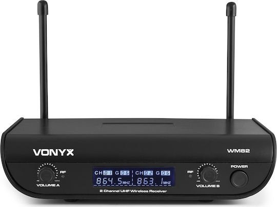 Vonyx WM82B Set Wireless Δυναμικό Microphone Head for Vocals