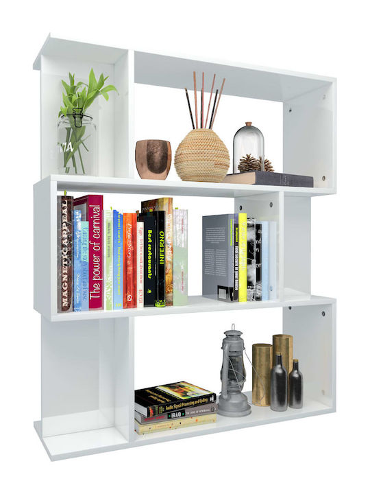 Bookcase White 80x24x96cm