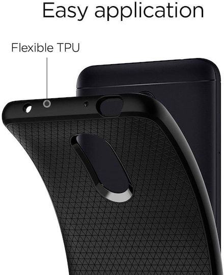 Spigen Liquid Air Back Cover Σιλικόνης Μαύρο (Redmi 5 Plus)