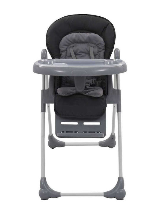 vidaXL Foldable Baby Highchair Gray vidaXL Foldable Baby Highchair Gray