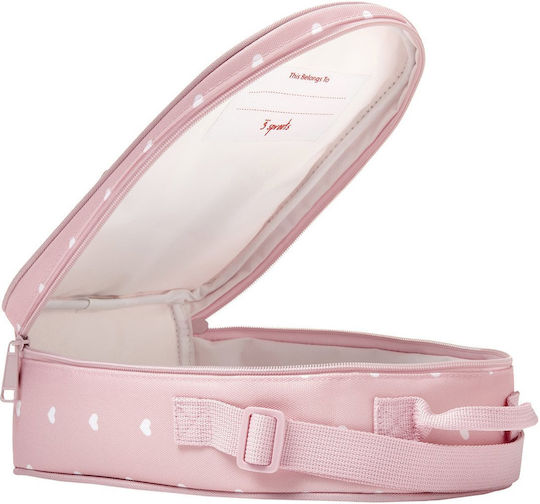 3 Sprouts Iludee Kids' Lunch Bag Shoulderbag Pink 3.5L 20.3x9.5x26.7cm