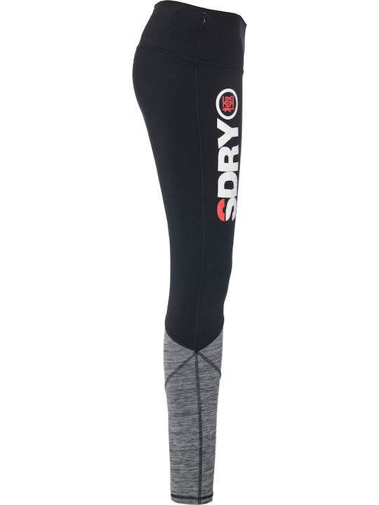 Sport Colour Block Instruire Colanti de femei Lung Colanti Negru