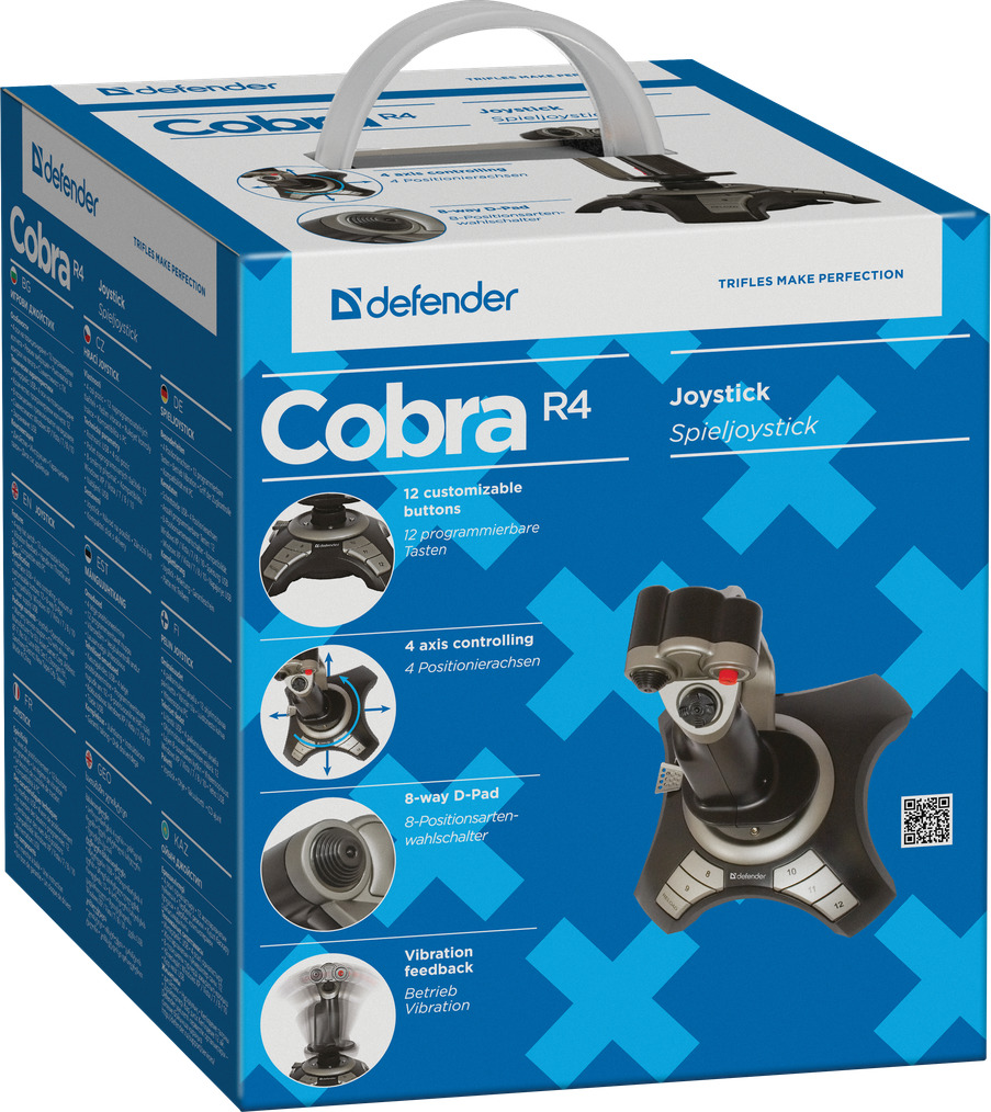 Игровой джойстик defender cobra r4 usb для каких игр