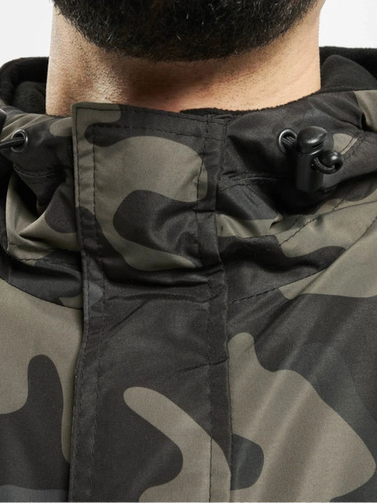 Frontzip Winter Jacket Waterproof and Windproof Darkcamo
