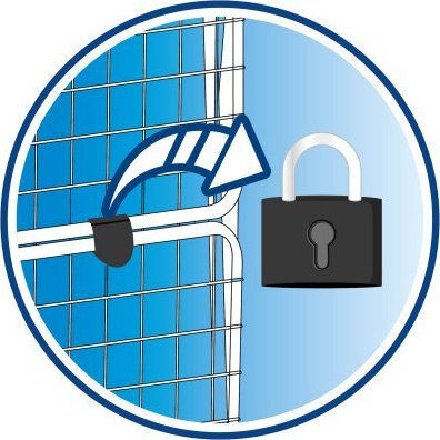 Vileda Premium 2in1 Klappbarer Boden-Kleiderständer aus Aluminium mit Rädern mit Aufhängelänge 20m