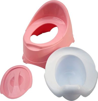 Homeplus Classic Potty with Lid Pink