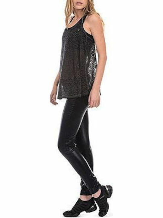 Freddy Wr.Up Shapping Effect Skinny Frauen Lang Leggings Hochgeschnitten Schwarz