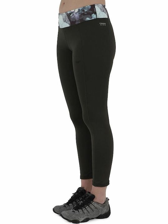 Freddy Superfit 7/8 Women's Cropped Training Legging Black