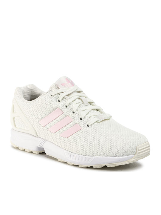 adidas ZX Flux Γυναικεία Sneakers White Tint Clear Pink Core