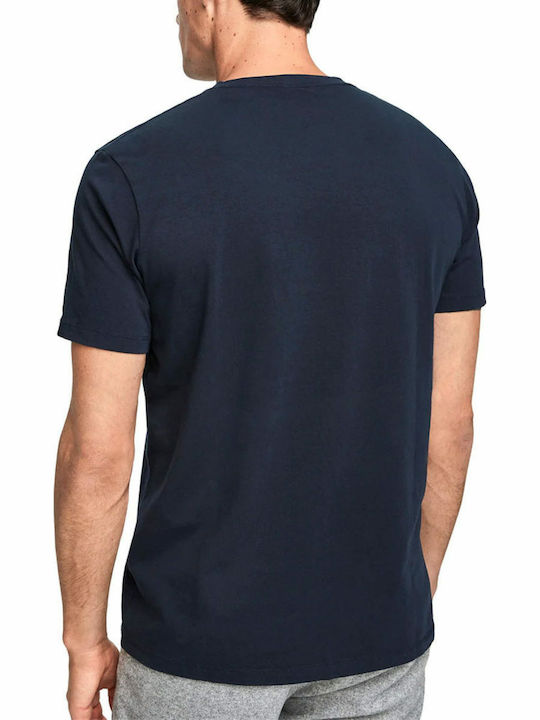 Scotch & Soda Men's Short Sleeve T-shirt Navy Blue