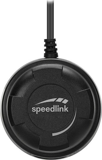 SpeedLink Gravity Carbon RGB Ασύρματα Ηχεία Υπολογιστή 2.1 με RGB Φωτισμό και Bluetooth Ισχύος 120W σε Μαύρο Χρώμα