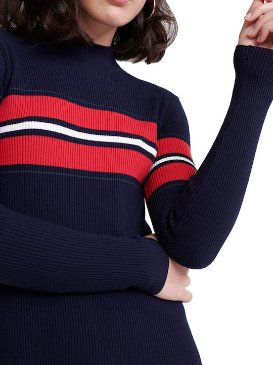 Hallie Midi Dress Knitted Eclipse Navy