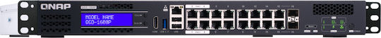 QNap QGD-1600P-4G Managed L2 PoE+ Switch με 14 Θύρες Ethernet και 2 SFP Θύρες