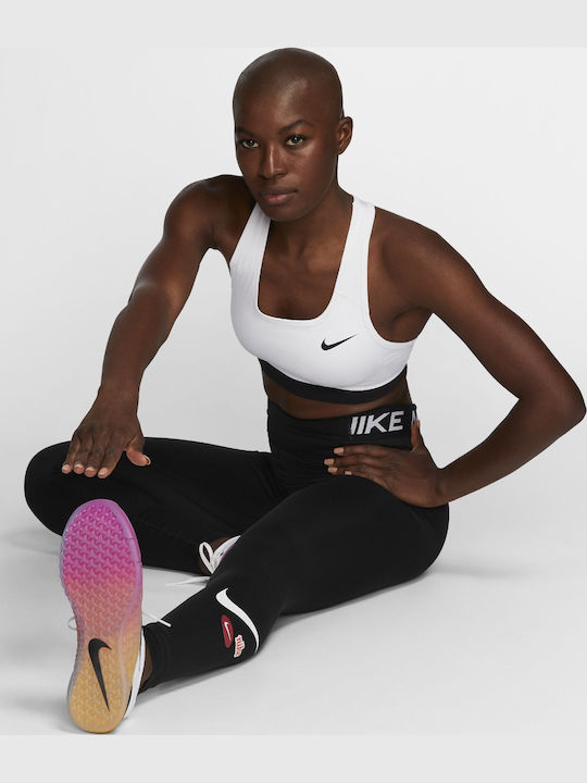 Swoosh Damen Sport-BH Weiß