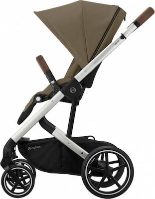 Cybex Balios S Lux Silver Frame Seat Classic Beige Gold Edition