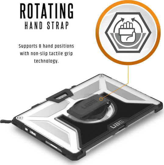 UAG Plasma With Handstrap & Shoulder Strap Back Cover Ανθεκτική Διάφανη