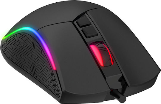 Havit MS1001S RGB Gaming Ποντίκι 7200 DPI Μαύρο