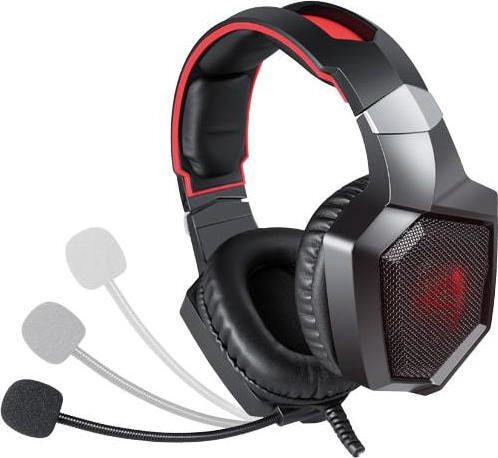 Savio Forge Über Ohr Gaming-Headset mit Verbindung 3,5mm / USB Schwarz
