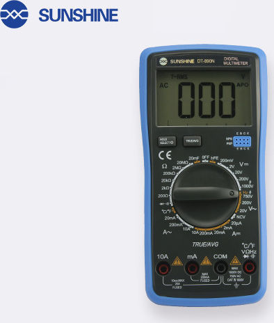 Sunshine Digitales Multimeter DT-890N