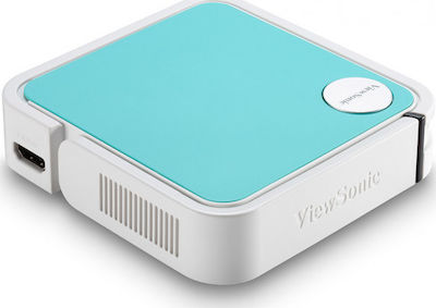 Viewsonic M1 Mini Projector Λάμπας LED με Ενσωματωμένα Ηχεία Τιρκουάζ