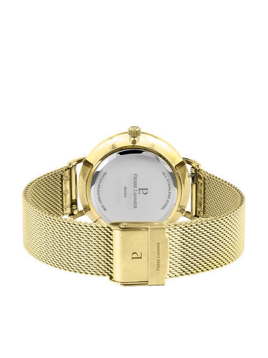 Pierre Lannier Women's Watch with Gold Metal Bracelet