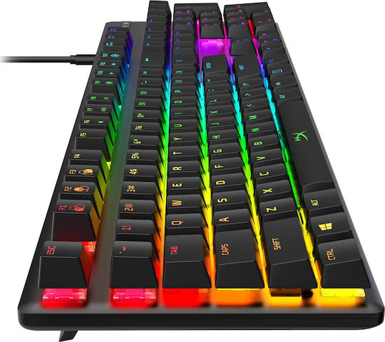 HyperX Alloy Origins Gaming Mechanische Tastatur mit HyperX Rot Schaltern und RGB-Beleuchtung (Englisch US)