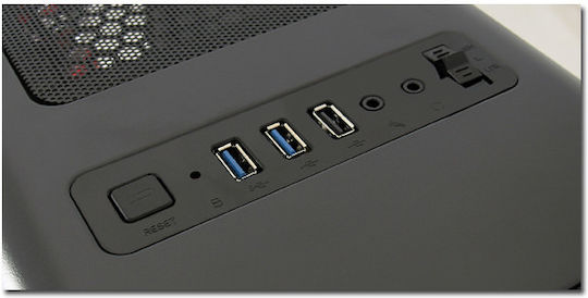 LC-Power Gaming 988 Midi Tower Κουτί Υπολογιστή με Πλαϊνό Παράθυρο Μαύρο