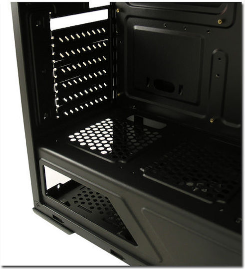 LC-Power Gaming 988 Midi Tower Κουτί Υπολογιστή με Πλαϊνό Παράθυρο Μαύρο