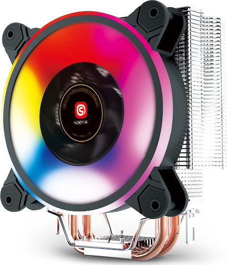 Soeyi CL4200 CPU Kühlung für Socket /A/M/4/ / / /1/1/5/x/ / mit RGB Beleuchtung Schwarz